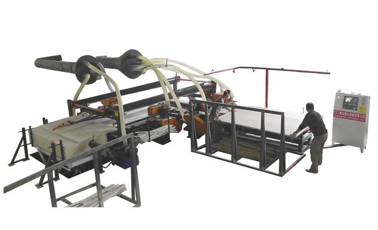 Glass magnesium board automatic sawing machine